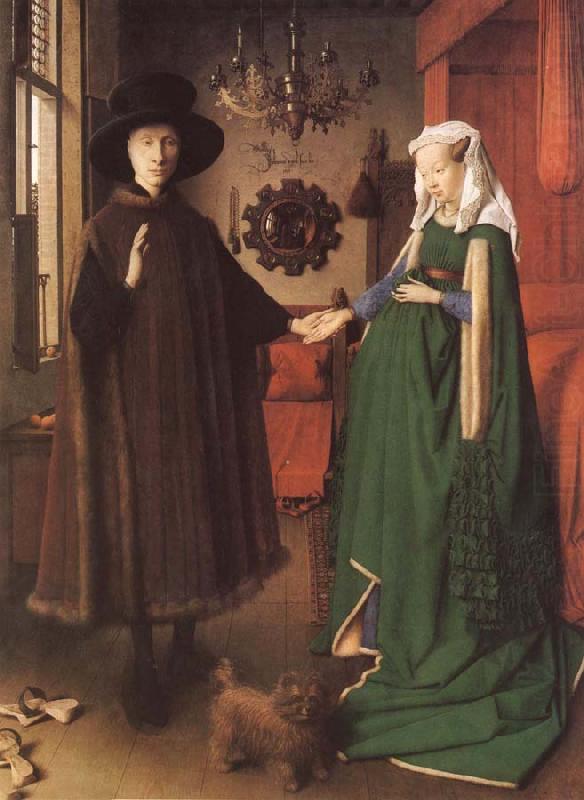 Giovanna Cenami and Giovanni Arnolfini, Jan Van Eyck